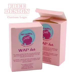 Eco Friendly Paperboard Foldable Soap Box Recyclable Soap Packaging With Paper Boxes Printing