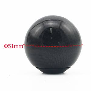 Carbon Fiber Gear <b>Shift</b> <b>Knob</b> Universal Black Ergonomic Alloy GSK005 - Product Image 2