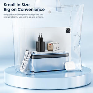 Toocki <span class=keywords><strong>2</strong></span>-портовое зарядное устройство 33 Вт с цифровым дисплеем зарядное устройство для мобильного телефона Usb C GaN зарядное устройство 30 Вт Type C Быстрая зарядка - Product Image 5