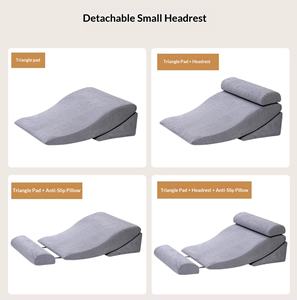 Almohada Triangular Combinada con Soporte para la Espalda, Ajustable en Altura y Inclinación, para Cuidado de Ancianos y Embarazadas Postradas en Cama - Product Image 6