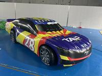 Modèle de voiture gonflable 4ml personnalisable en gros parfait pour la publicité et la course Wind Creek Event Center