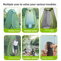 Tenda Privasi Pop Up Siap Pakai, Ruang Ganti Portabel untuk Berkemah & Mendaki Gunung