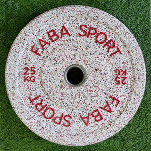 Discos de Pesas Recubiertos de Goma para Levantamiento de Pesas, 5/10/15/20/25 KG, Equipo de Gimnasio, Discos de Parachoques para Fisicoculturismo - Product Image 2