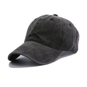 Casquettes de baseball personnalisées OEM en gros, 100 % coton, 6 panneaux, en jean courant, visière incurvée, image imprimée, unisexe, pour sports de plein air - Product Image 4