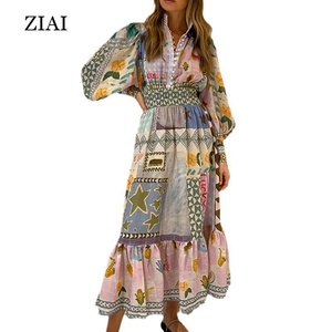 slim fit dress slacks Yellow Cotton Summer Floral Fit and Flared Indo Western Dress in US,UK –  Empress Clothing main image 0