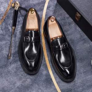 Top Quality Men's Formal Shoes Stylish Design and Casual Wear Resistant Breathable Leather Shoes Autumn Wedding and Party Shoes - Product Image 4
