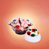 Vente directe d'usine de bonbons halal 5D en gros et sur mesure OEM/ODM, vente en gros de bonbons et bonbons personnalisés contenant des fruits acidulés