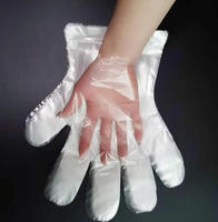 Gants en plastique de qualité alimentaire suspendus, gants jetables en PE pour supermarché, comptoir de charcuterie, cuisine, restaurant