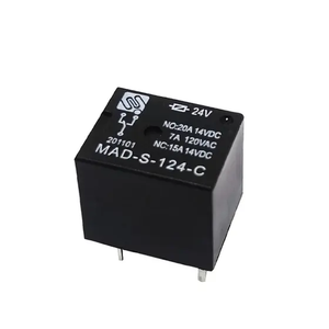 MAD-S-124-C 0.6W 5 Pin 24volt 20 AMP Auto 12V Universal Power PCB Electronic Automotive Motor <b>Relays</b> - Product Image 2