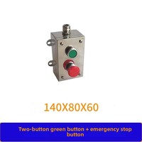 Boîtier à boutons poussoirs en acier inoxydable 304 CTBX-B1/2/3/4/5/6, boîte de commande fabriquée en Chine
