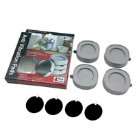 Coussinets anti-vibration pour machine à laver s'arrête lave-linge sèche-linge mobile en caoutchouc stabilisateur antivibration support pieds tapis