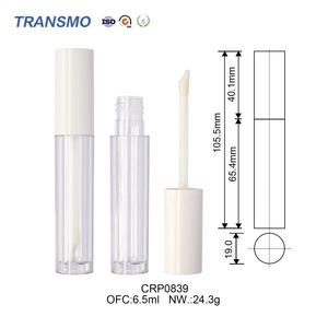 Tubo de Brillo Labial de Plástico Personalizado, Envase Vacío para Brillo Labial Líquido de 6.5ml con Aplicador, Logotipo Personalizado - Product Image 2