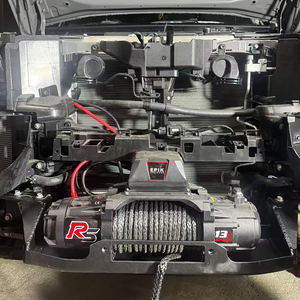 New Premium <strong>Winch</strong> 13000lb with Synthetic Rope 10mm*26m for Jeep Outside Bumper - Product Image 5