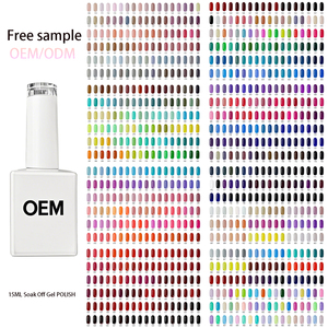 <span class=keywords><strong>Vernis</strong></span> à ongles <span class=keywords><strong>semi</strong></span>-<span class=keywords><strong>permanent</strong></span> UV 15 ml avec étiquette privée et service OEM, facile à retirer par trempage pour une brillance longue durée - Product Image 1