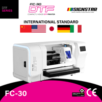 Imprimante DTF SIGNSTAR FC-30, avec 2 têtes d'impression Epson I3200, solution d'impression DTF portable pour la personnalisation de vêtements en boutique