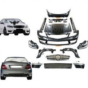 Nouveau kit carrosserie pare-chocs <span class=keywords><strong>W204</strong></span> à <span class=keywords><strong>C63</strong></span> Facelift 2012 2013 pour mise à niveau <span class=keywords><strong>W204</strong></span> avec clips - Product Image 1