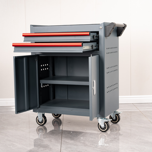 Banco de Trabajo de Acero Resistente con Cajonera de Cierre Suave y 3 Cajones, Estación de Trabajo ESDD para <span class=keywords><strong>Reparación</strong></span> de Teléfonos <span class=keywords><strong>Móviles</strong></span> y Maquinaria Electrónica - Product Image 2