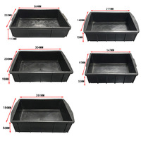 Caisse antistatique UGET ESD en plastique PP noir, boîte de transport antistatique pour le stockage d'accessoires électroniques, marque Baiying