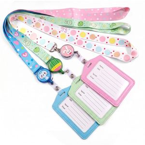 Cheap Custom logo Design Promotional Giveaways Badge Card Holder <b>Lanyards</b> Neck Printed Woven <b>Polyester</b> <b>Lanyard</b> with logo Custom - Product Image 2