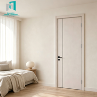 Ensemble complet de quincaillerie pour porte de chambre en bois massif, idéal pour la décoration intérieure et les travaux d'installation de maisons neuves