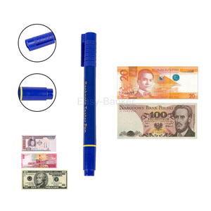 Bolígrafo <span class=keywords><strong>detector</strong></span> de dinero portátil Porket, a base de agua, para la mayoría de las monedas, comprobador de dinero falso y bolígrafo falsificado, a base de - Product Image 2