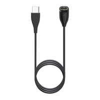 Port de montres 4 broches de haute précision vers câble mâle de type C USB a mâle charge 17CM 1M fil de longueur pour Garmin Smart Watch Charge