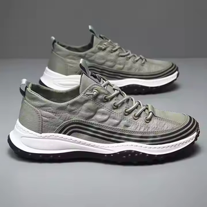 <span class=keywords><strong>Zapatillas</strong></span> de deporte informales de lujo para hombre, <span class=keywords><strong>zapatillas</strong></span> de correr antideslizantes transpirables ligeras, plantilla de PU, malla sin cordones para primavera Otoño Invierno - Product Image 6