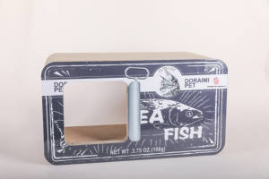 Çok satan lüks kedi tırmalama sütunu oluklu karton kedi yuva ve oyuncaklar konserve balık tarzı Amaz Pet oyuncaklar - Product Image 5