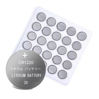 Baterai Kancing Lithium CR1220 3V 40mAh Berkualitas Tinggi, Laris Manis, untuk Mainan, Remote Control, Peralatan Medis, Bersertifikasi CE