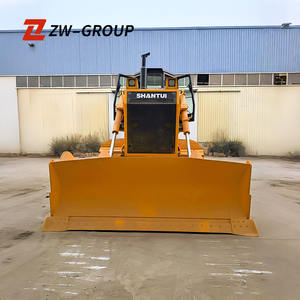 Bulldozer sur chenilles d'occasion SHANTUI SD22 de 22 tonnes avec moteur et lame inclinable droite |   Bouteur fiable pour les travaux de terrassement - Product Image 5