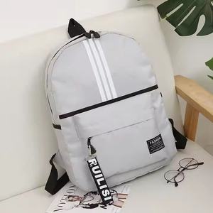 Unisex Large Capacity Junior Travel Bag Multifunctional Anti-Theft Student <b>Backpack</b> Zipper Waterproof Nylon Fashionable Letter - Product Image 6