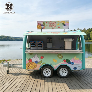 Remorque à café d'extérieur entièrement équipée, camion de restauration de burgers certifié DOT, cuisine de traiteur <span class=keywords><strong>pour</strong></span> smoothies - Product Image 3