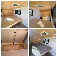 Caravane pliante FRP pour camping-car, caravane tout-terrain, camping-car remorquable, maison mobile pour aventures en plein air