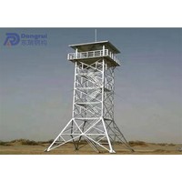 Estructura de acero ligero torre de tanque de agua torre de observación de acero prefabricada