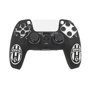 Custom design di club di calcio stampa in seta in Silicone pelle custodia protettiva per playstation 5 PS5 dualshock Controller di gioco