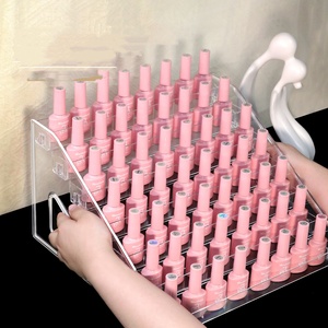 Nuevo Estante para Esmaltes de Uñas de Salón, <span class=keywords><strong>Multicapa</strong></span>, Acrílico Transparente, Multiusos, Expositor de Cosméticos - Product Image 2