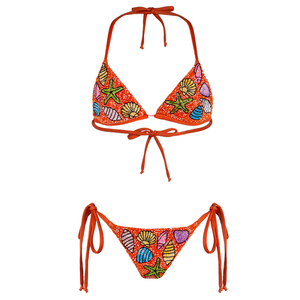 Set di Bikini <span class=keywords><strong>Sexy</strong></span> con perline da <span class=keywords><strong>donna</strong></span> personalizzato <span class=keywords><strong>costume</strong></span> da bagno <span class=keywords><strong>Sexy</strong></span> con vendita <span class=keywords><strong>Sexy</strong></span> per costumi da bagno e costumi da bagno femminili - Product Image 2