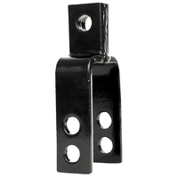 Adaptateur universel de pointe de attelage rapide 3 points pour tracteurs de haute qualité - Noir, taille standard