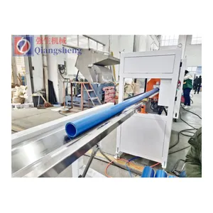 Plastic PVC/UPVC/CPVC/HDPE/PPR/LDPE Corrugated Water Gas Oil Pipe Tube Extrusion Making Machine