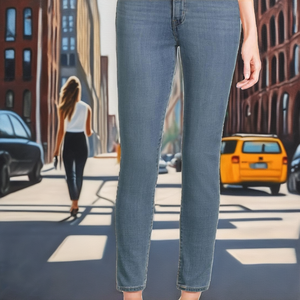 Jeans <span class=keywords><strong>Levis</strong></span> 721 de Cintura Alta para Mujer, Corte Ajustado, Lavado Vintage, Color Lapis Air 31 (Talla US 12) - Product Image 2