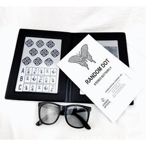 Kit de Prueba de Visión Estereoscópica WZ-YG64 con Gafas 3D Polarizadas para Inspección Óptica, Unisex, Montura Completa, Lentes Grises - Product Image 5