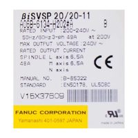FANUC A06B-6134-H202 # Amplificateur servo Beta ISVSP 20/20-11, moteur 48A, servo 6.5A, 200-240V, vente en gros pour usine CNC
