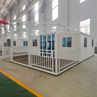 Maison en conteneur extensible moderne de 20 pieds 40 pieds Villa préfabriquée en acier personnalisable pour bureau ou résidence Bon prix en vente