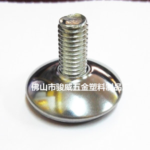 Furniture <b>Leg</b> M8x20 28mm Diameter <b>Chrome</b> Stainless Steel Adjustable Foot Chair Accessory - Product Image 2
