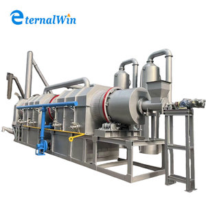 Fourneau <span class=keywords><strong>de</strong></span> carbonisation horizontal sans fumée à prix d'usine, haute productivité, pour bûches <span class=keywords><strong>de</strong></span> bois et bambou - Product Image 6