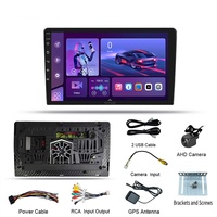 Lecteur universel pour voiture 2 Din 9 pouces, CarPlay sans fil, Android Auto, FM, BT, WiFi, GPS, RDS, sortie AV, caméra de recul, autoradio