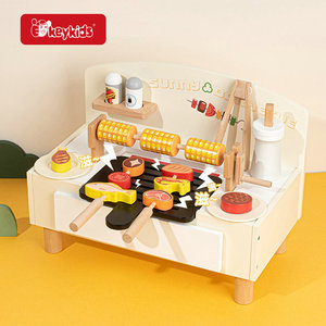 Juguete Educativo Montessori de Madera para Niños, Juguete de Pizzería Imaginativa con Ingredientes y Personajes W10L112 - Product Image 4
