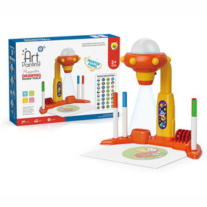 Giocattoli da disegno in plastica educativi precoci per bambini giocattoli da disegno con torcia elettrica da tavolo da disegno - Product Image 4