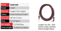 HEBIKUO Factory Direct PX007 Professional OEM Wholesale Custom Guitar Cable Effect Stringed Instruments Accessories