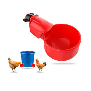 Allevamento di animali da fattoria pollo anatra oca <span class=keywords><strong>quaglia</strong></span> abbeveratoio automatico addensato bicchiere per abbeveratoio per pollame in plastica - Product Image 1